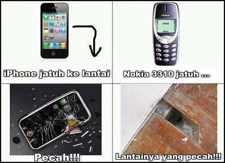 fotoinet meme ponsel jadul vs sekarang