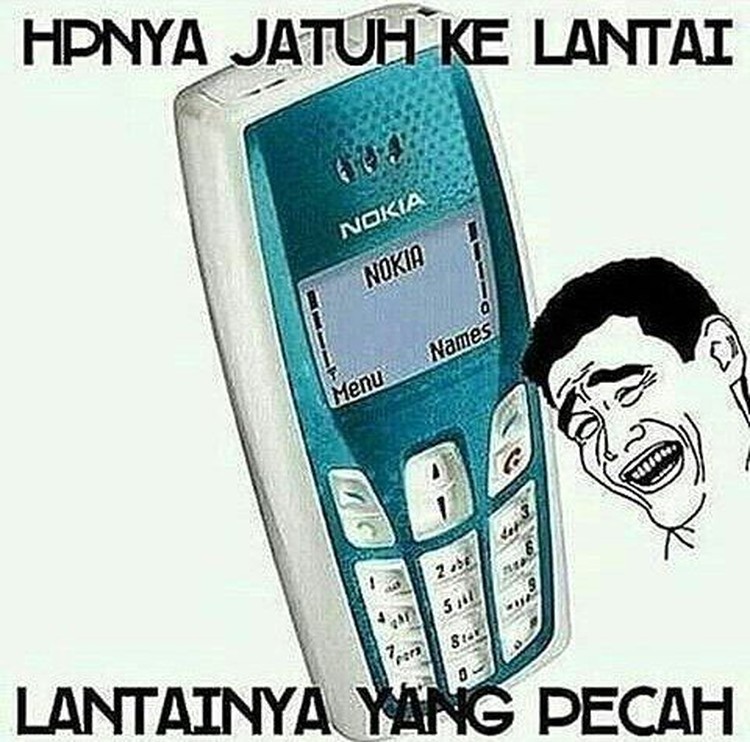 fotoinet meme ponsel jadul vs sekarang