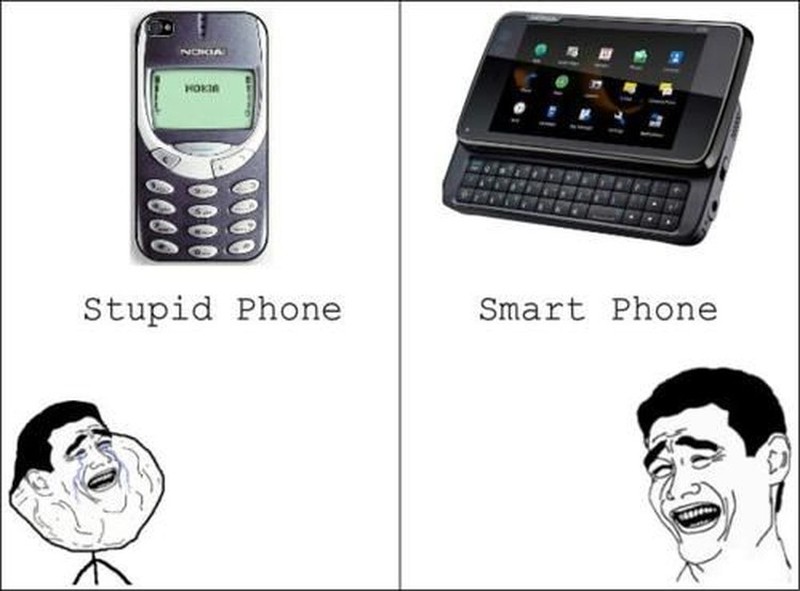 fotoinet meme ponsel jadul vs sekarang