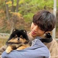 Anjing pomeranian milik V BTS ini bernama Yeontan dan biasa dipanggil Tannie. Hewan peliharaan idol KPop ini pertama kali muncul saat ulang tahun Jin BTS pada 2017 dan kini tinggal di Busan bersama orangtua V BTS. Foto: Dok. Instagram