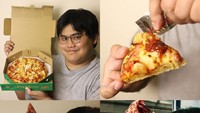 Dari pizza, ia membuat cosplay monster dari Sweet Home. Ide kreatifnya ini selalu sukses menarik perhatian followersnya. Foto: Instagram lowcostcosplayth