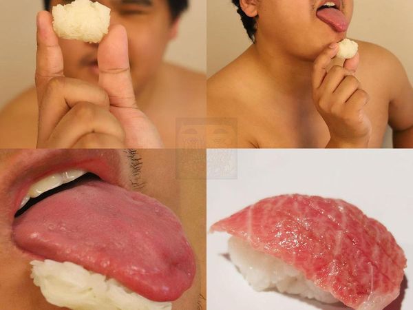 Kocaknya Cosplay Low Budget ala Pria Thailand, Jadi Ayam Mentah hingga Sushi!