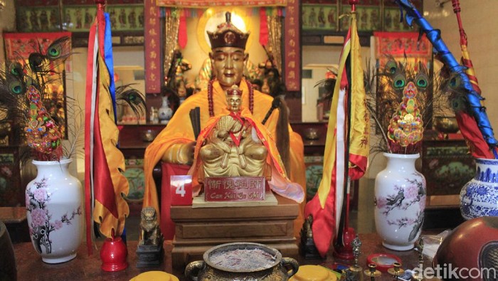 Patung dewa atau rupang Can Kui Zu Shi di Vihara Dharma Ramsi, Kota Bandung.