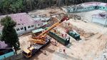 Lubang Gas Lumpur di Pekanbaru Mulai Ditutup