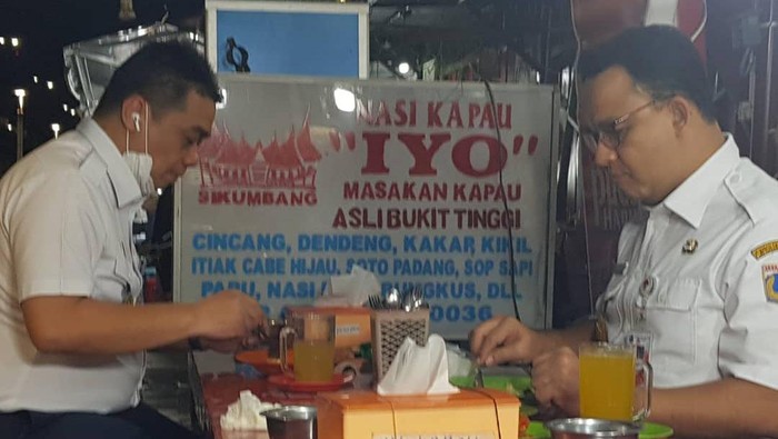 riza patria makan nasi kapau bareng anies baswedan