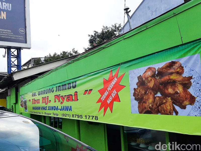 RM Warung Jambu Ibu Hj. Nyai langganan menteri