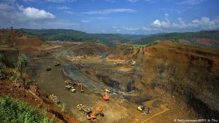 Tambang giok di Hpakant, negara bagian Kachin, Myanmar.