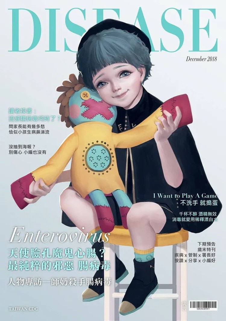 Penyakit diubah jadi karakter anime