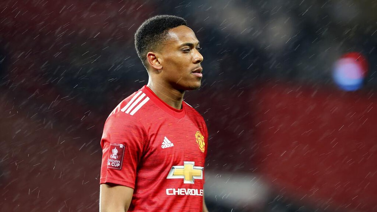 Ole Gunnar Solskjaer mengungkap kondisi Anthony Martial menatap AS Roma melawan Manchester United. (Foto: AP/Martin Rickett)