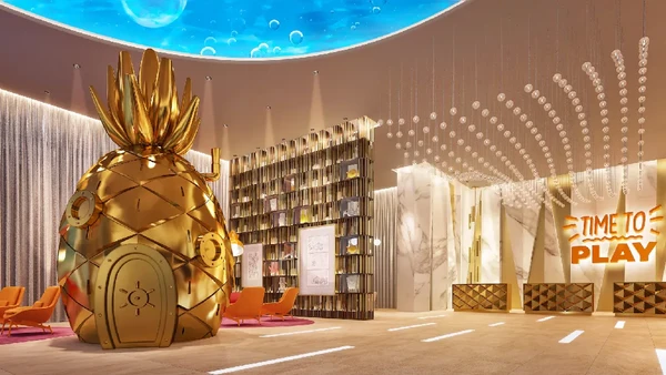 Signature Suitesnya berjumlah empat. Salah satunya adalah rumah nanas khas SpongeBob. (Nickelodeon Hotel & Resort) Signature Suitesnya berjumlah empat. Salah satunya adalah rumah nanas khas SpongeBob. (Nickelodeon Hotel & Resort)