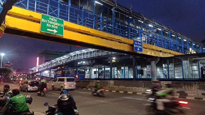 JPO Harmoni, Jakarta Pusat (Fathan-detikcom)