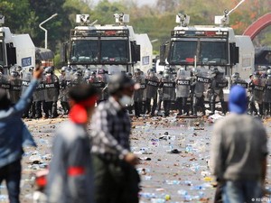 Polisi Diduga Pakai Peluru Tajam, Pendemo Tewas di Myanmar Jadi 3 Orang