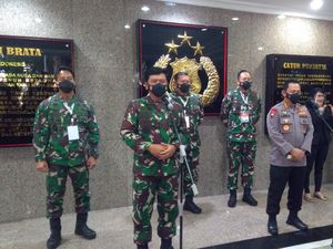 Rapim Bareng Kapolri, Panglima TNI Tegaskan Siap Bantu Vaksinasi-PPKM Mikro