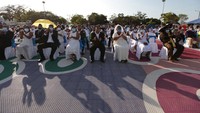 Sebanyak 400 pasangan mengikuti acara nikah massal di Nikaragua selama perayaan Valentine.