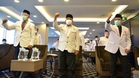 Pelantikan Majelis Pertimbangan Wilayah (MPW), Dewan Pengurus Wilayah (DPW) dan Dewan Syariah Wilayah (DSW) digelar di Hotel Aston Priority, Jakarta Selatan, Sabtu (13/2/2021).