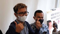 Ridwan Remin diperiksa selama kurang lebih satu jam. (Foto: Noel/detikcom) 