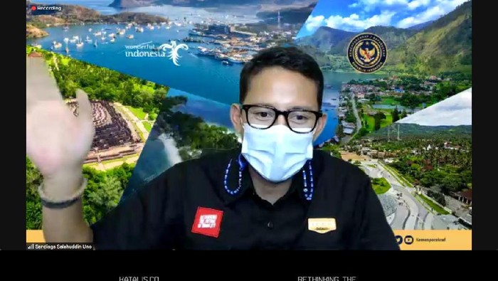 Sandiaga Uno dalam audiensi dengan Katalis