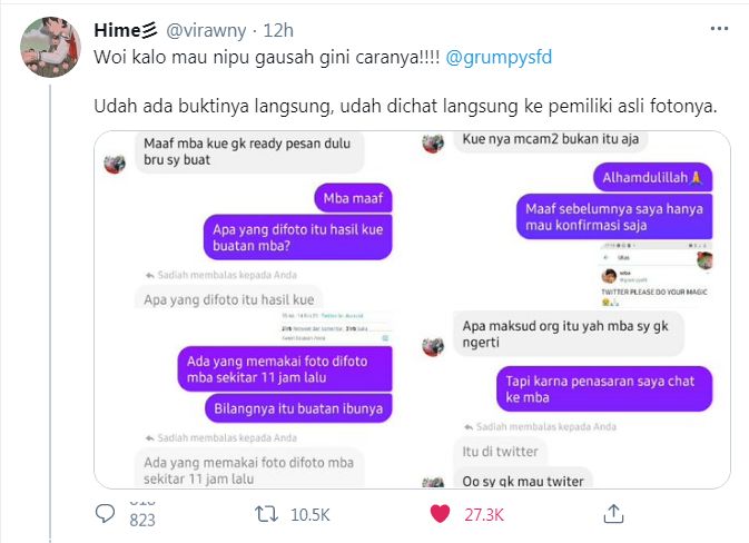 Tega! Orang Ini Tipu Ratusan Netizen dengan Jualan Kue 'Palsu'