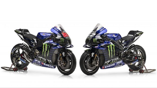 Motor tim Monster Energy Yamaha untuk edisi MotoGP 2021.