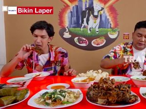 Bikin Laper! Dimas Beck Puas Makan Konro Bakar, Coto dan Mie Titi