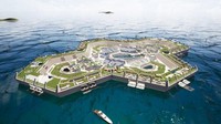 Pulau terapung nan mewah ini memang masih berupa konsep. Rumah paling mahal yang ada di dalamnya dihargai Rp 13,9 triliun.