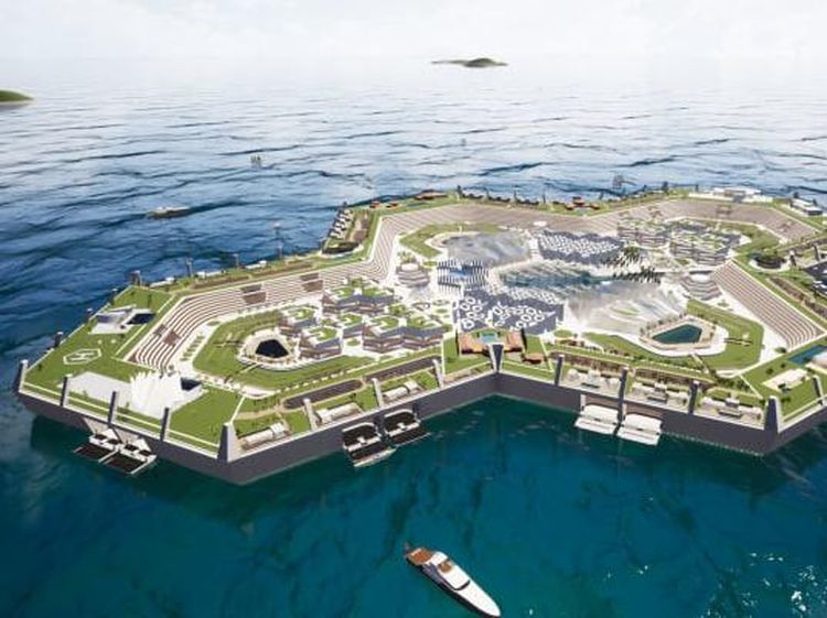 Rupa Kota Terapung dengan Rumah Seharga Belasan Triliun