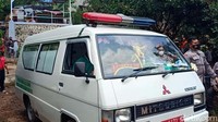 Korban langsung dibawa ke RSUD Nganjuk.