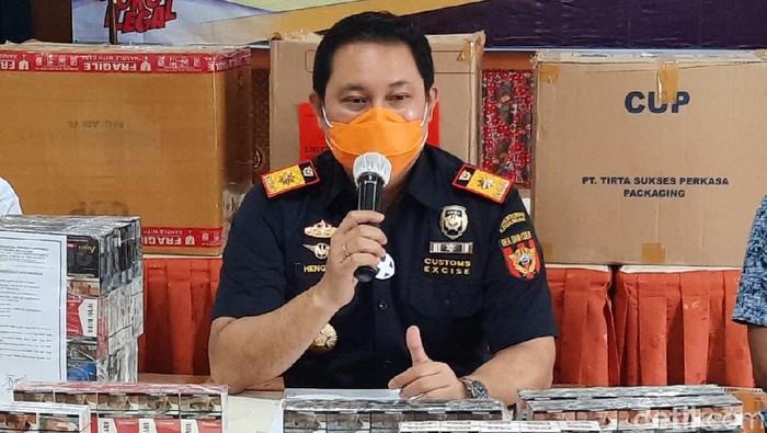Kepala Kantor Pengawasan dan Pelayanan Bea dan Cukai Yogyakarta Hengky Aritonang, Selasa (16/2/2021).
