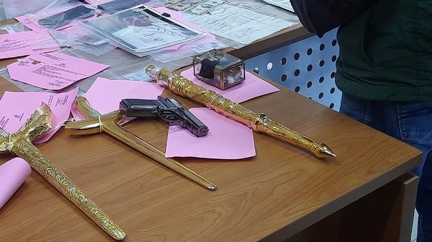 Konferensi Pers di Polres Metro Jakpus (Rahmat Fathan-detikcom)