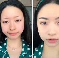 Kebanyakan wanita terlihat kontras dari penampilannya di keseharian karena makeup mata dan kontur. Untuk membuat ilusi mata yang lebih besar, umumnya mereka juga menggunakan permainan eyeliner dan bulu mata selain lensa kontak. Foto: Dok. Bored Panda/Instagram @asian.makeup_