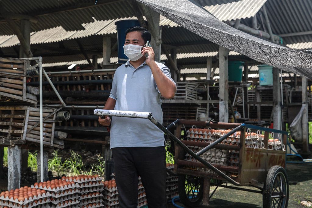 Peternak ayam petelur asal Blitar Kurniawan Unggul Pambudi