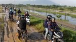 Potret Banjir Sidoarjo yang Lumpuhkan Lalu Lintas
