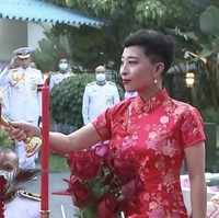 Inilah penmapilan terbaru Putri Bajrakitiyabha. Mantan Duta Besar Thailand untuk Austria ini memamerkan gaya rambut pixie-cut terbarunya aat menghadiri perayaan Imlek 2021 di Bangkok, Thailand. (Foto: Instagram/@loveprincess_bajrakitiyabha)