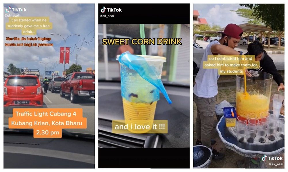 MasyaAllah! Sedekah Membuat Penjual Air Jagung Manis Ini Ketiban Rezeki
