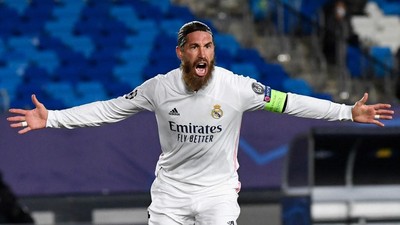 Gol Sergio Ramos di Liga Champions Lewati Legenda Striker Top