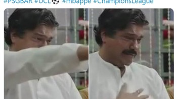 Fans Barca saat ini, sedih. Foto: Istimewa