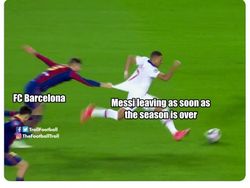 Meme Barca Digilas PSG, Mbappe Bikin KO Messi