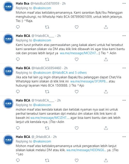 call center palsu