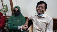 Potret Kiwil dan Rohimah yang kini sedang menunggu keputusan cerai. (Foto: Palevi/detikcom) 