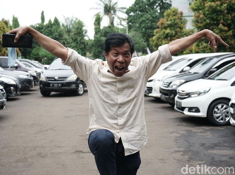 Ekspresi Kocak Kiwil di Sidang Cerai dengan Rohimah