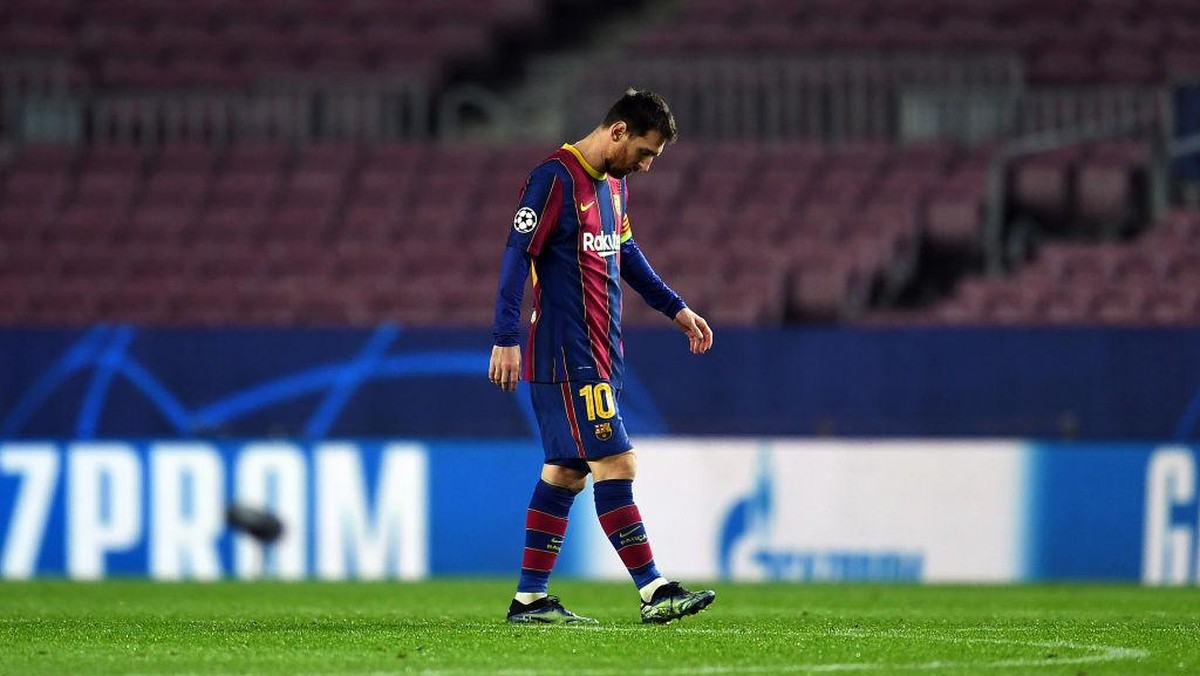 Messi hanya mencetak 1 shot on goal di laga ini, yakni lewat penalti. Foto: Getty Images/David Ramos