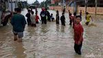Luapan Sungai Babakan Bikin 5 Desa di Brebes Banjir