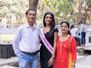 10 Potret Cantik Anak Sopir Bajaj yang Jadi Juara 3 Miss India 2020