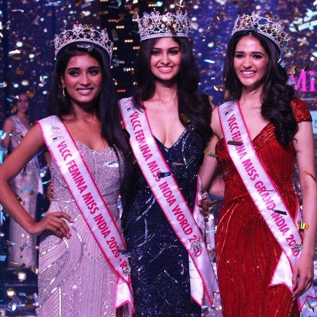 Kontes Miss India 2020 memilih Manasa Varanasi, seorang insinyur dari Telangana, sebagai pemenangnya. Sementara runner-up pertama jatuh kepada Manika Sheokand dari Haryana yang diberi gelar Miss Grand India 2020. Foto: Instagram/@missindiaorg, @manyasingh993