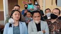 Marshanda mendatangi Pengadilan Negeri Bandung, Jawa Barat pada Selasa (16/2/2021). Foto: Dony Indra Ramadhan