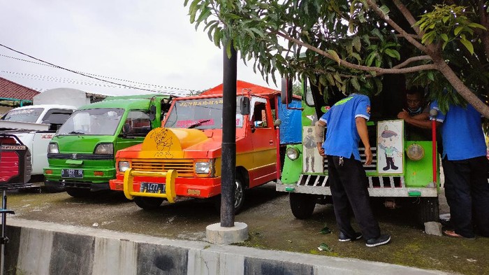 Odong-odong di Majalengka diamankan karena langgar prokes.