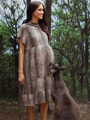 Patung Meghan Markle di museum lilin Madame Tussauds Sydney.