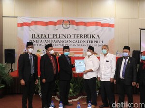 KPU Tetapkan Jeje-Ujang Pemenang Pilbup Pangandaran