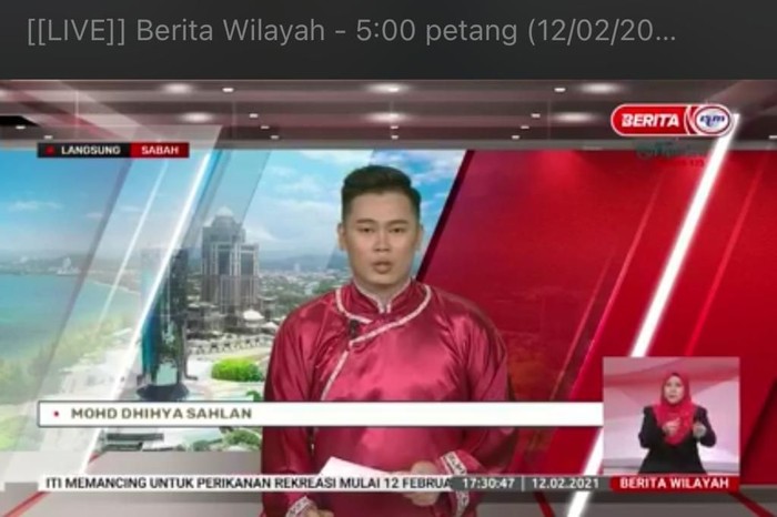 Presenter Berita Pakai Cheongsam Presenter Berita Pakai Cheongsam