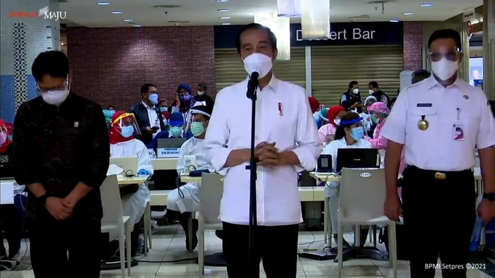 Presiden Jokowi di Pasar Tanah Abang